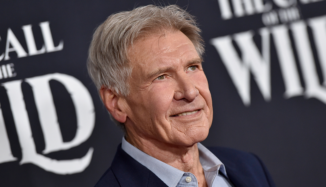 Harrison Ford en la premier de la película The Call of the Wild, en el teatro El Capitan, Los Ángeles, febrero 2020. 