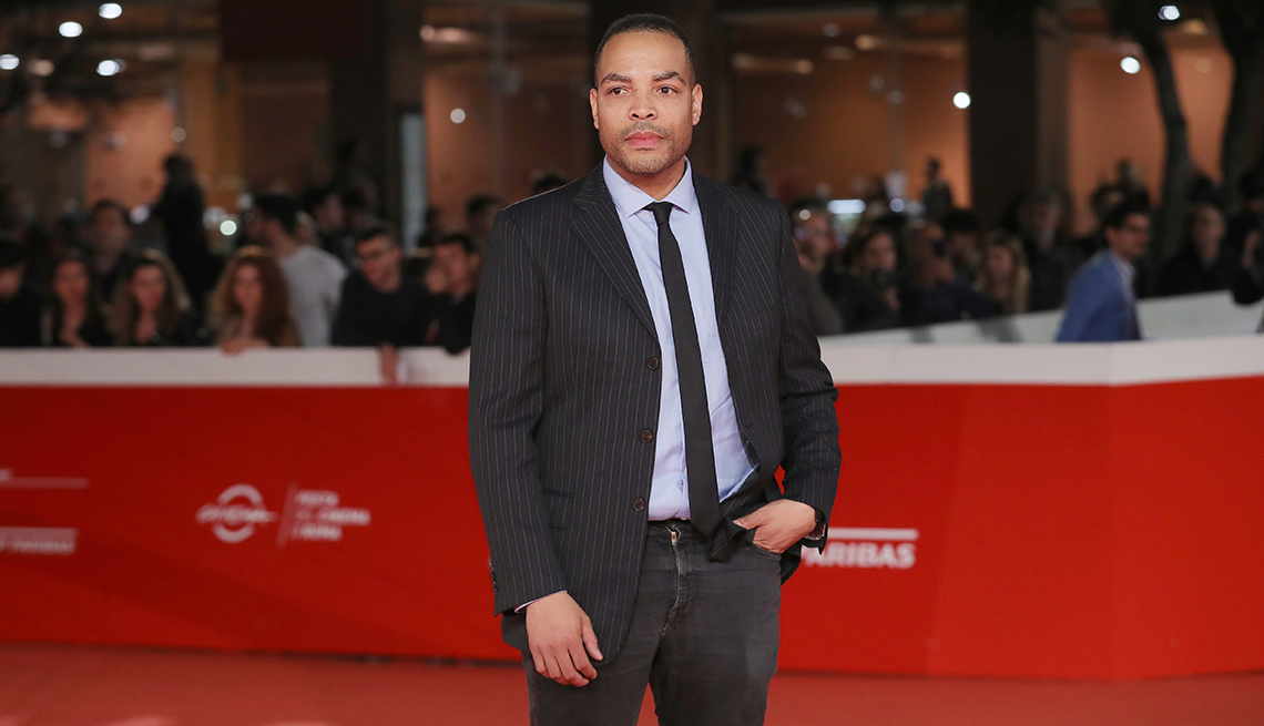 Director Reinaldo Marcus Green on the red carpet for the 13th Rome Film Fest