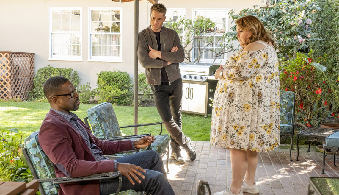 item 19 of Gallery image - Sterling K. Brown, Justin Hartley and Chrissy Metz on the show This Is Us