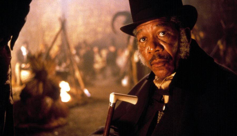 Morgan Freeman stars in the film Amistad