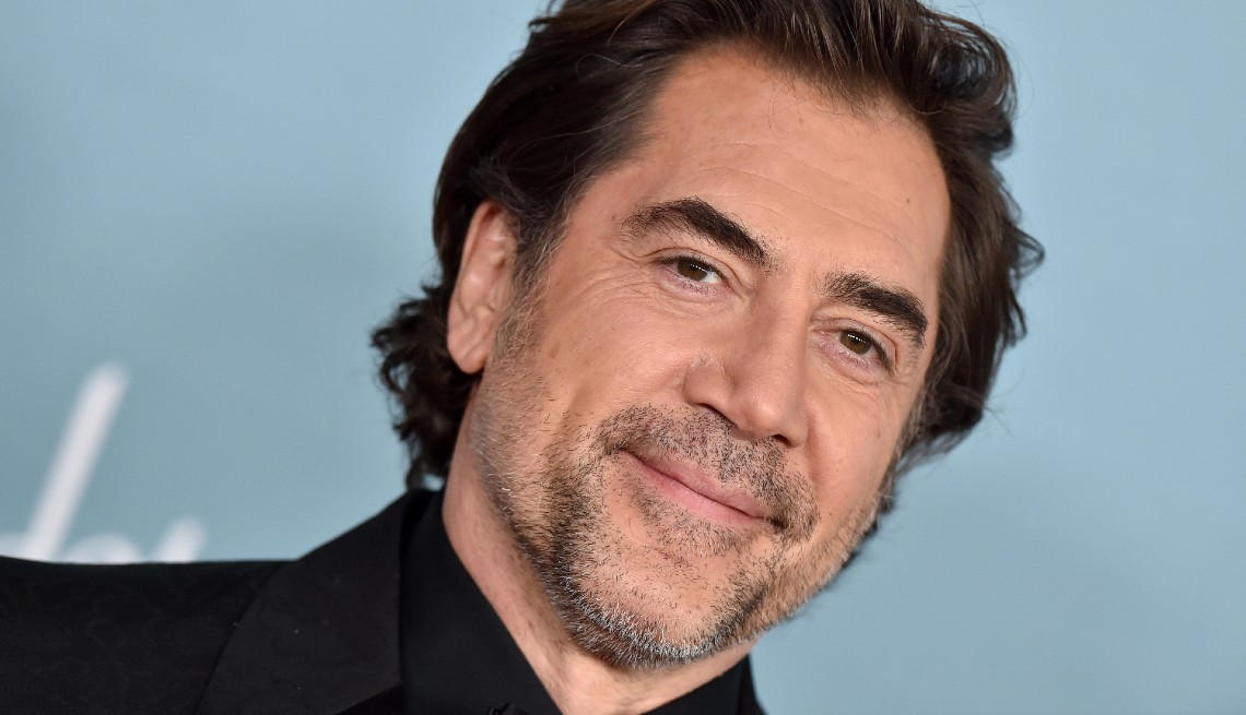 Javier Bardem smiles on the red carpet at the Los Angeles Premiere of Being The Ricardos