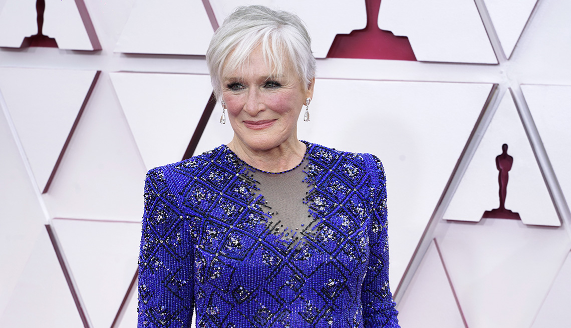 Glenn Close on the red carpet at the 93rd Annual Academy Awards
