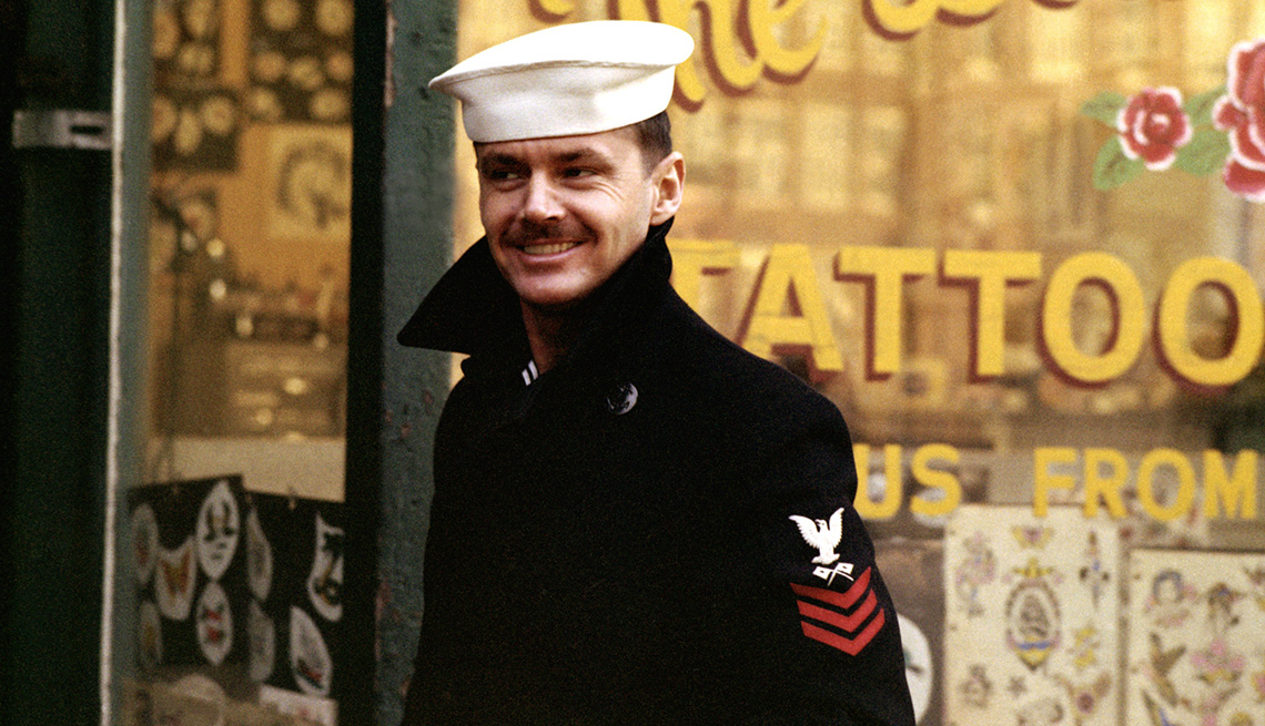 Jack Nicholson como Billy Buddusky en "The Last Detail".