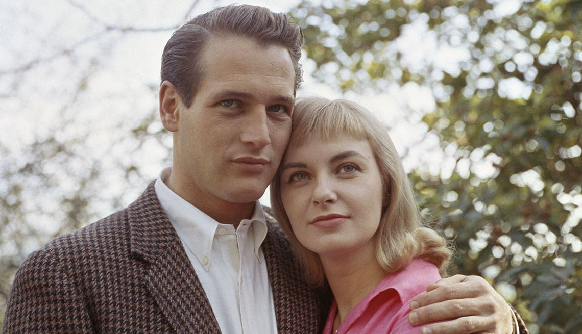 Paul Newman y Joanne Woodward.