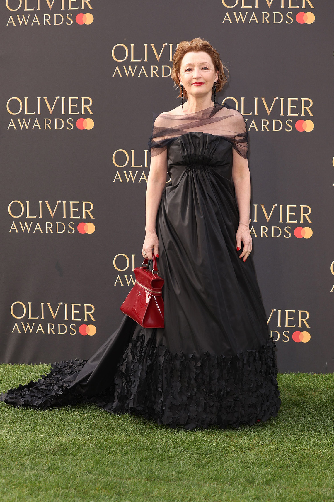 Lesley Manville at The Olivier Awards 2022 in London England