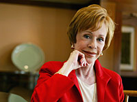 Actress Carol Burnett photographed at a Hotel in Westwood, CA.