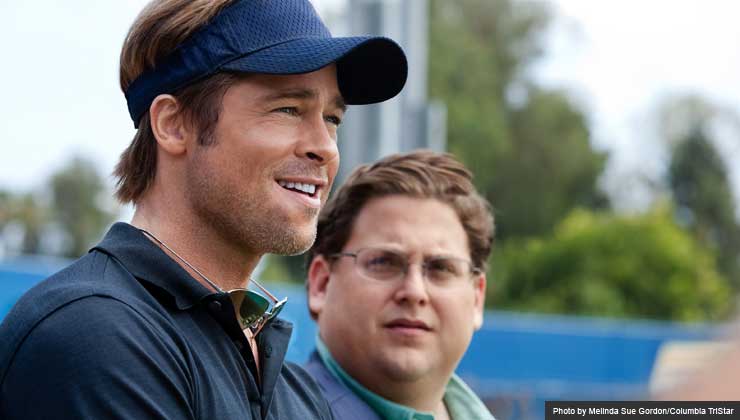 Brad Pitt, Jonah Hill, Philip Seymour Hoffman, in 'Moneyball' - Movies...