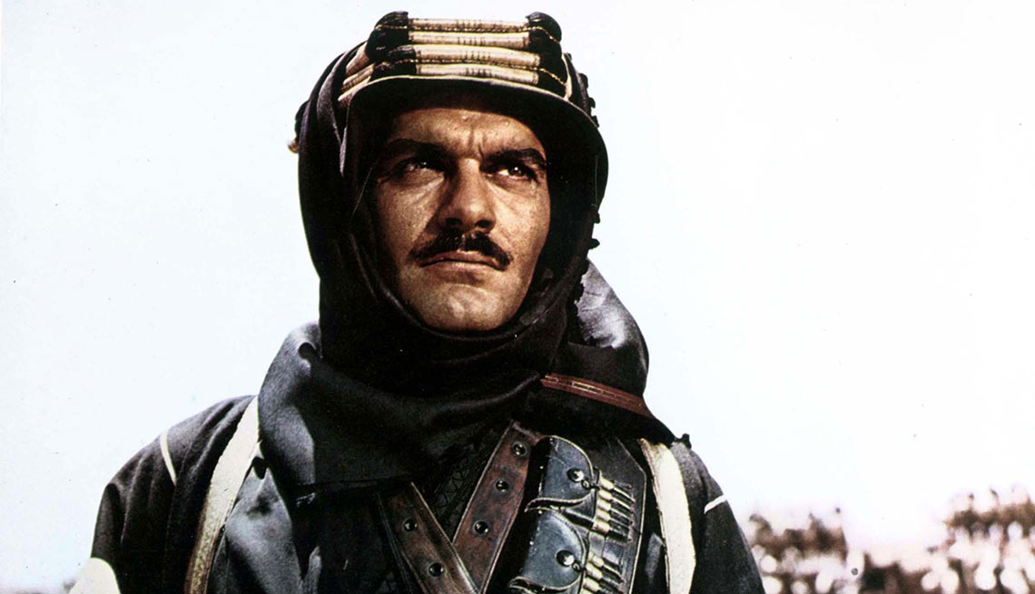 Omar Sharif en Lawrence of Arabia