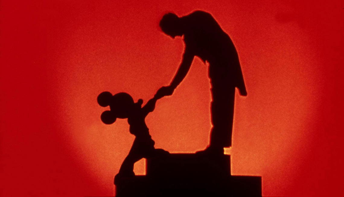Escena de Fantasia - La carrera de Walt Disney 