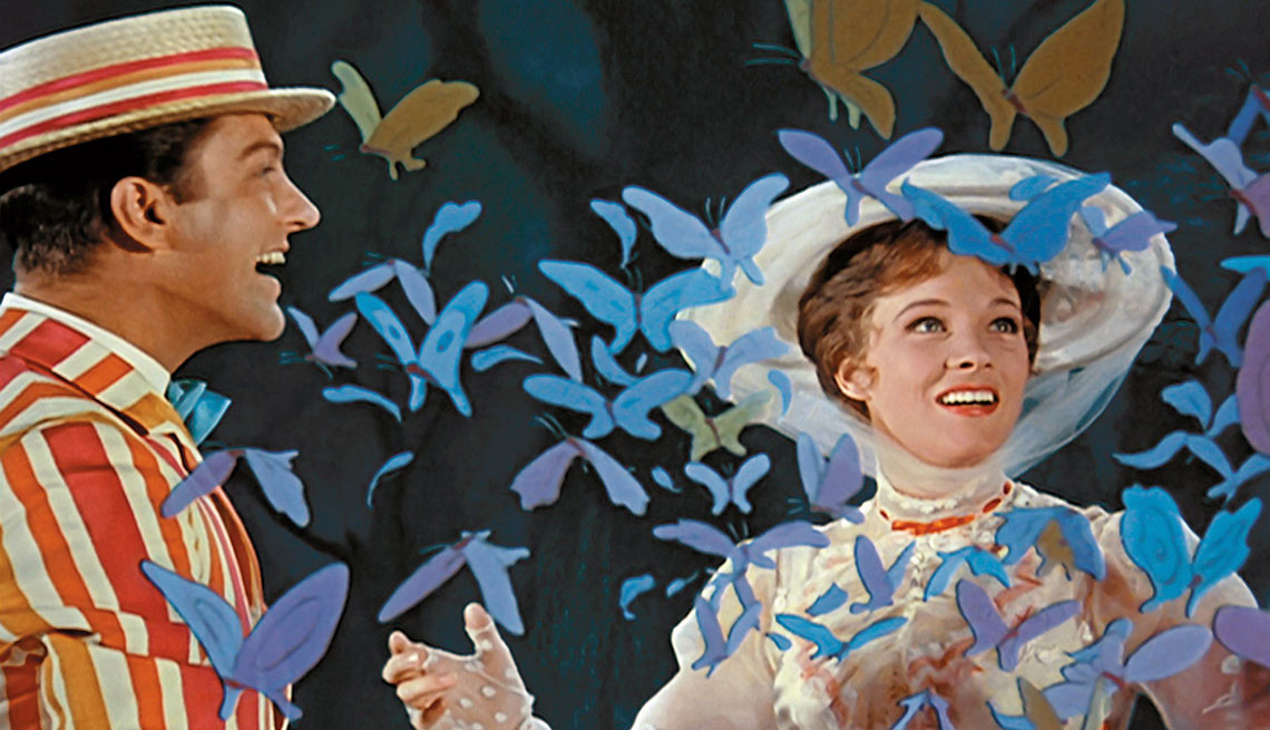 Escena de la película Mary Poppins - La carrera de Walt Disney