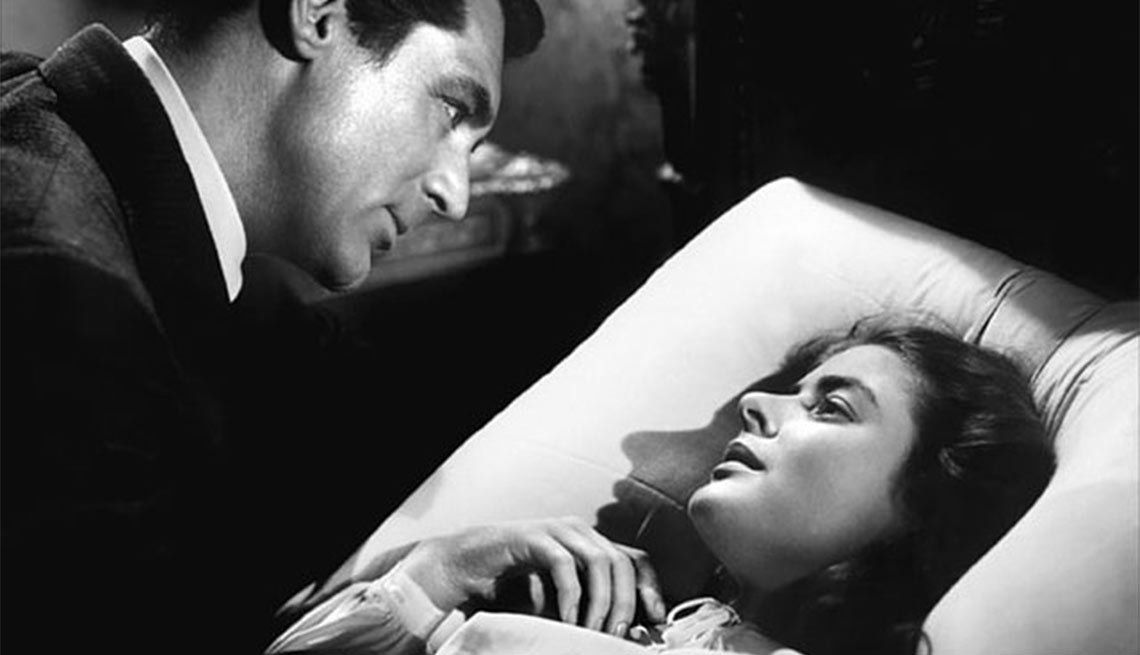 Una escena de Notorious, película con Ingrid Bergman, una actriz de la era dorada de Hollywood a 100 años de su natalicio.