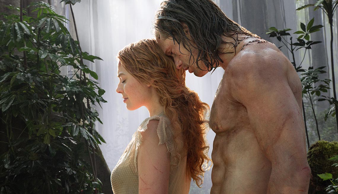 Margot Robbie y Alexander Skarsgard en 'The Legend of Tarzan' - Películas para ver en los estrenos de verano 2016