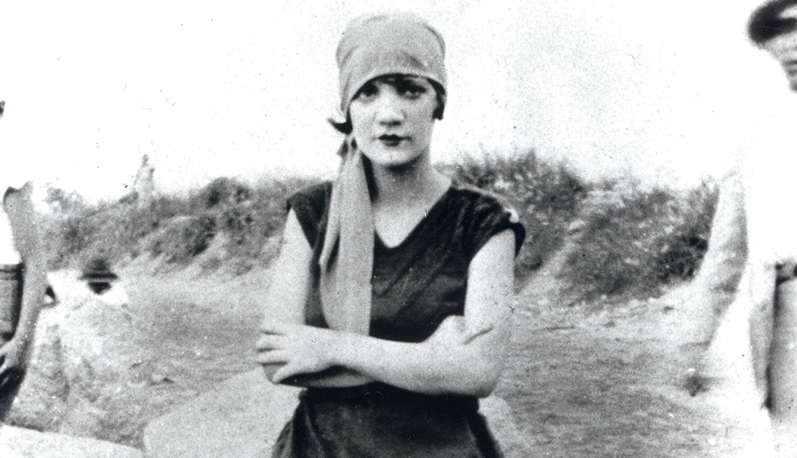 Retrato de Carmen Miranda en 1924