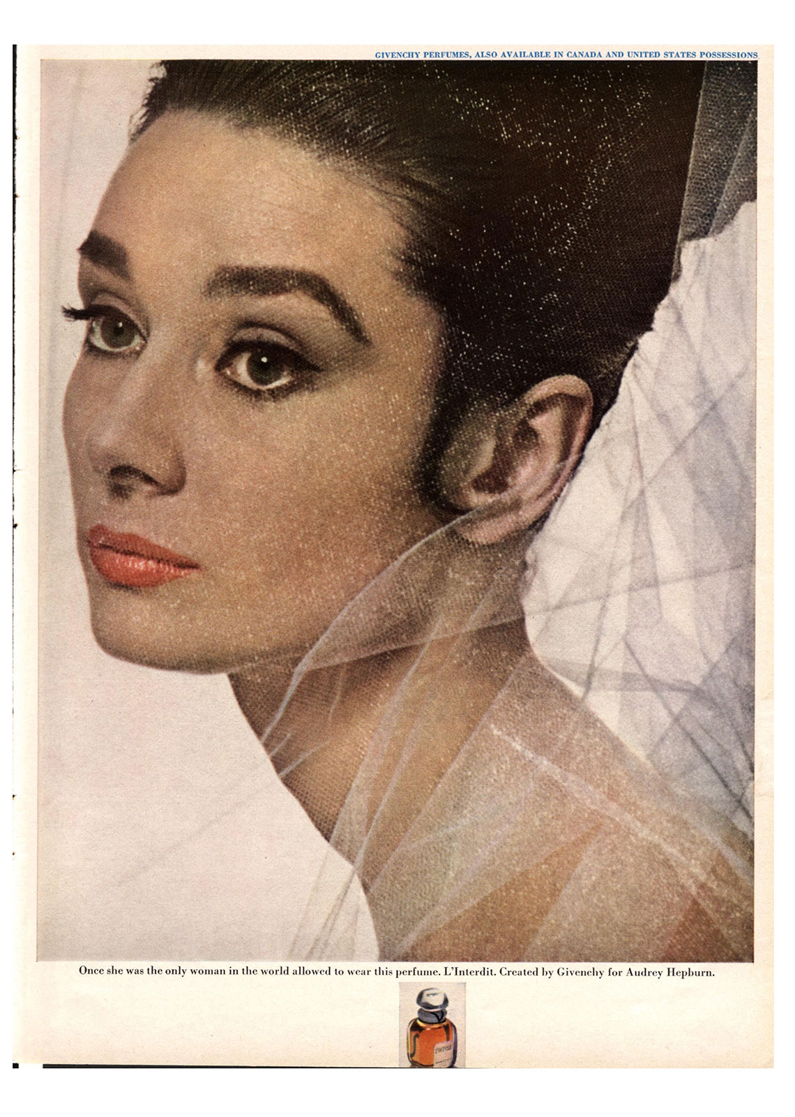 Audrey Hepburn, 1960.