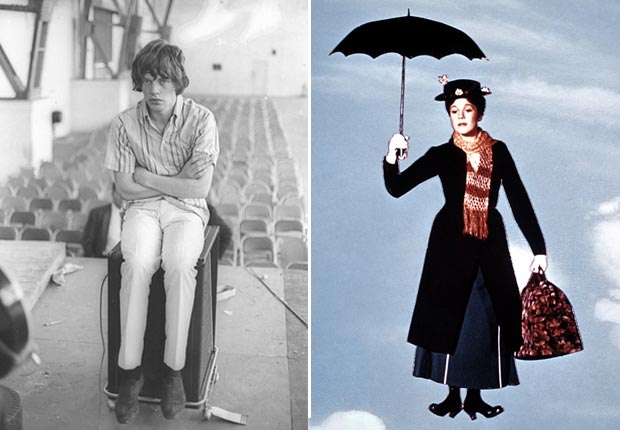 Mick Jagger and Mary Poppins Diptych