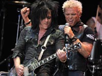 Steve Stevens (left) and Billy Idol perform at the eighth annual MusiCares MAP Fund Benefit Concert, Holiday Albums AARP
