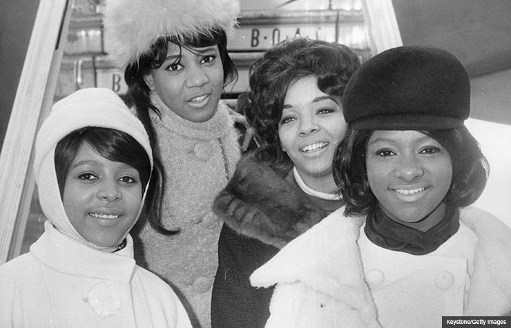 The Crystals, from left to right; Barbara, Dee Dee, Fran and La La, Interview with LaLa Brooks (Keystone/Getty Images)