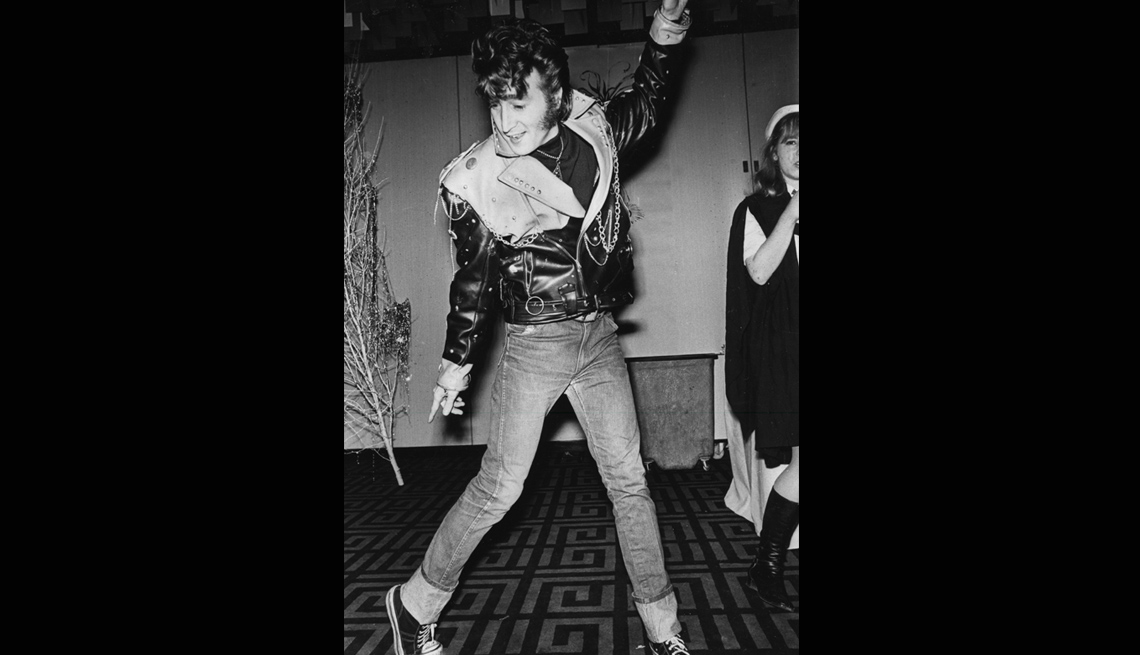 John Lennon Dressed as Elvis Presley, The Beatles Slideshow