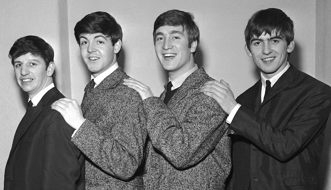 The Beatles, Portrait, The Fab Four, Musicians, Ringo Starr, Paul McCartney, John Lennon, Geroge Harrison, 1962,The Beatles Slideshow