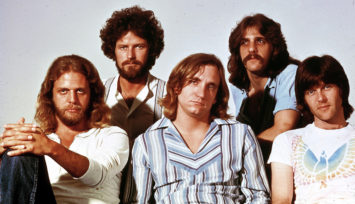 The Eagles, Band, Musicians, Singers, Glenn Frey, Joe Walsh, Don Henley, Don Felder, Portrait, Boomer Generation Soundtrack