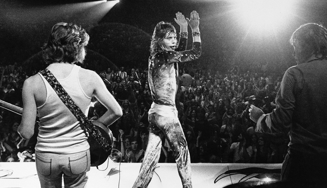 Mick Jagger, Rolling Stones, Band, Musicians, Singers, Performance, On Stage, Concert, Boomers Generation Soundtrack