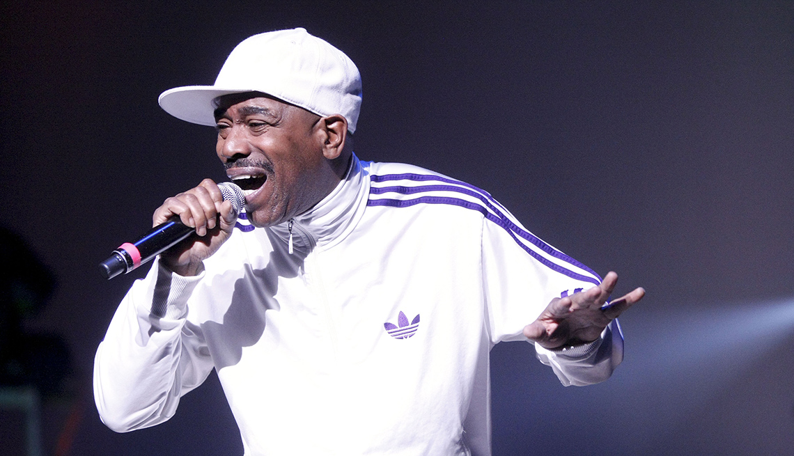 Kurtis Blow, Concert, Performance, On Stage, Microphone, Rapper, Hip Hop Boomers