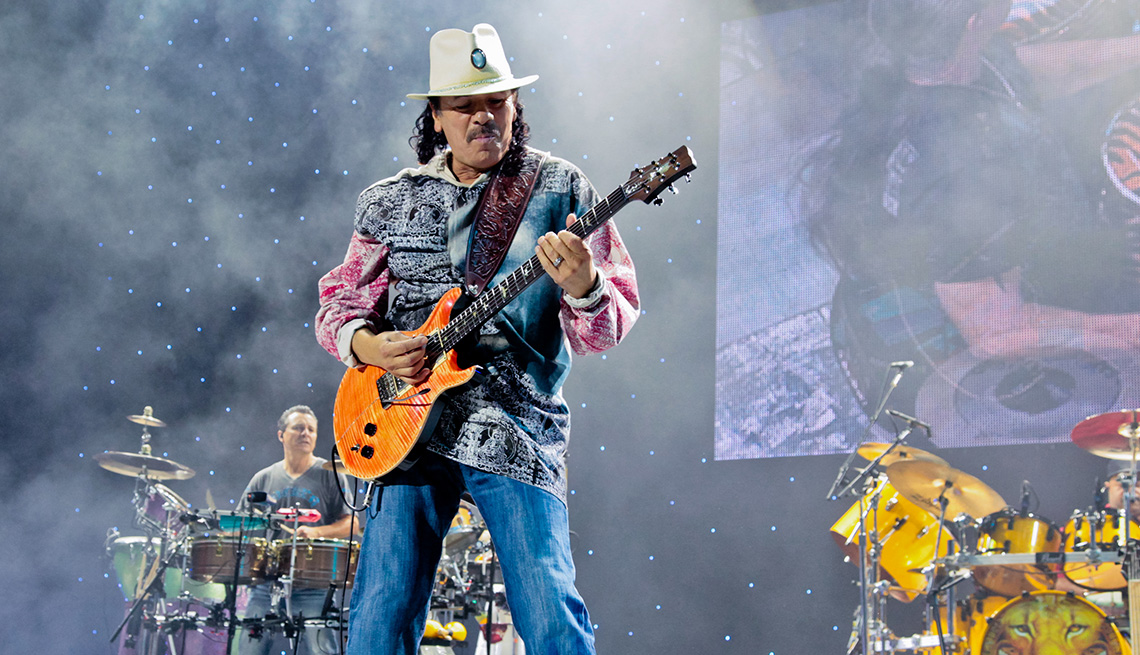 Carlos Santana On Stage / Carlos Santana en concierto