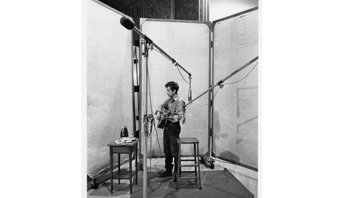 Music Studio, Album Recording, Bob Dylan, Singer, Musician, Bob Dylan AARP Full Interview