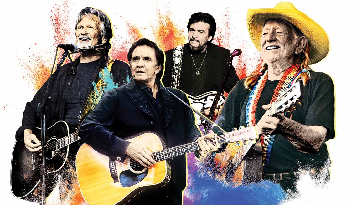 Country Music's Counter-Culture 1980s Supergroup, The Highwaymen - AARP