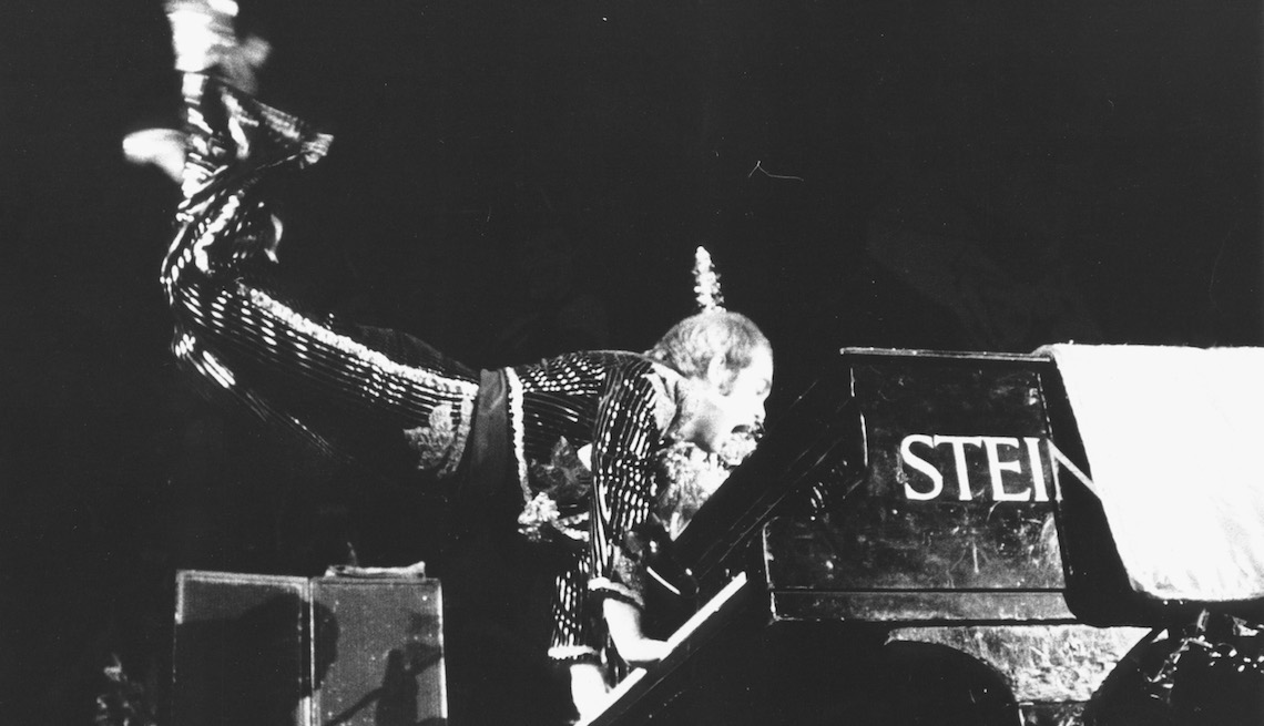 item 2 of Gallery image - Elton John performs at a Christmas Show Hammersmith 1974 