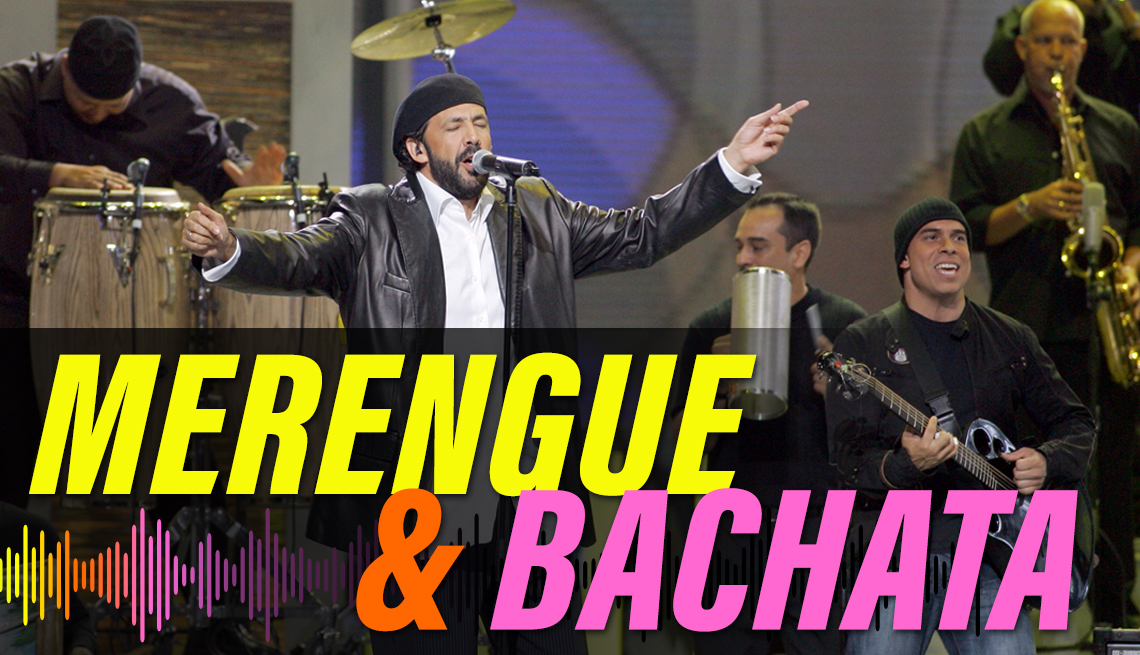 item 5 of Gallery image - Juan Luis Guerra performing with the label Merengue & Bachata