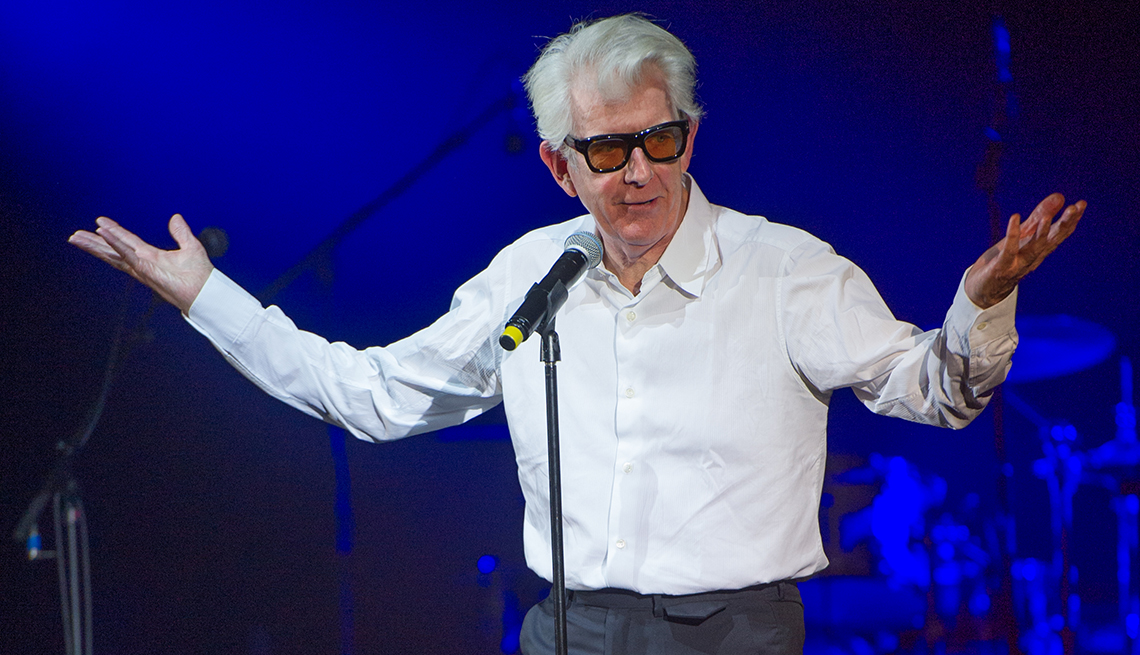 Singer songwriter Nick Lowe talks about his career at the fifth Annual U K Americana Awards