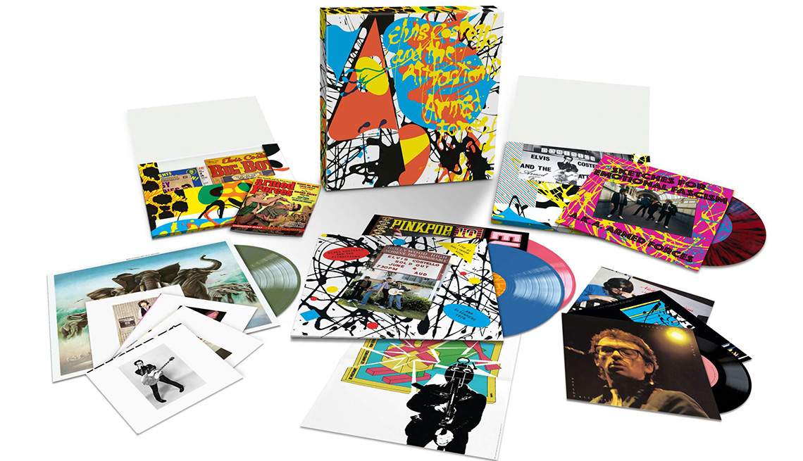 Elvis Costello's Armed Forces Super Deluxe Edition en caja.