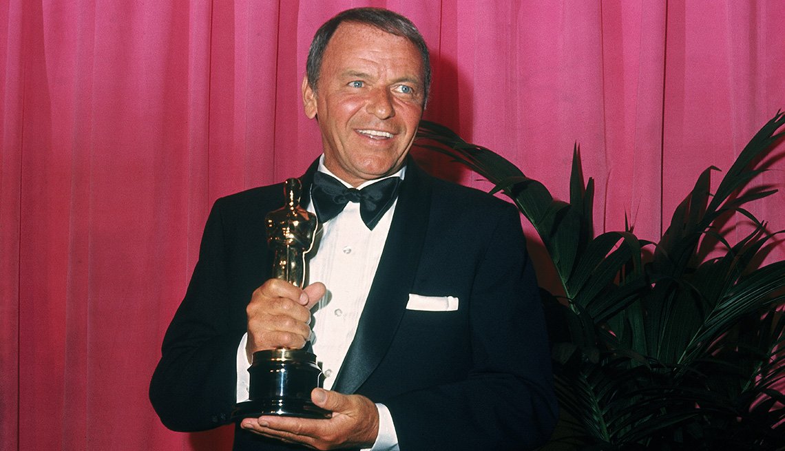 Close-up of singer, actor Frank Sinatra Stock Photo - Alamy