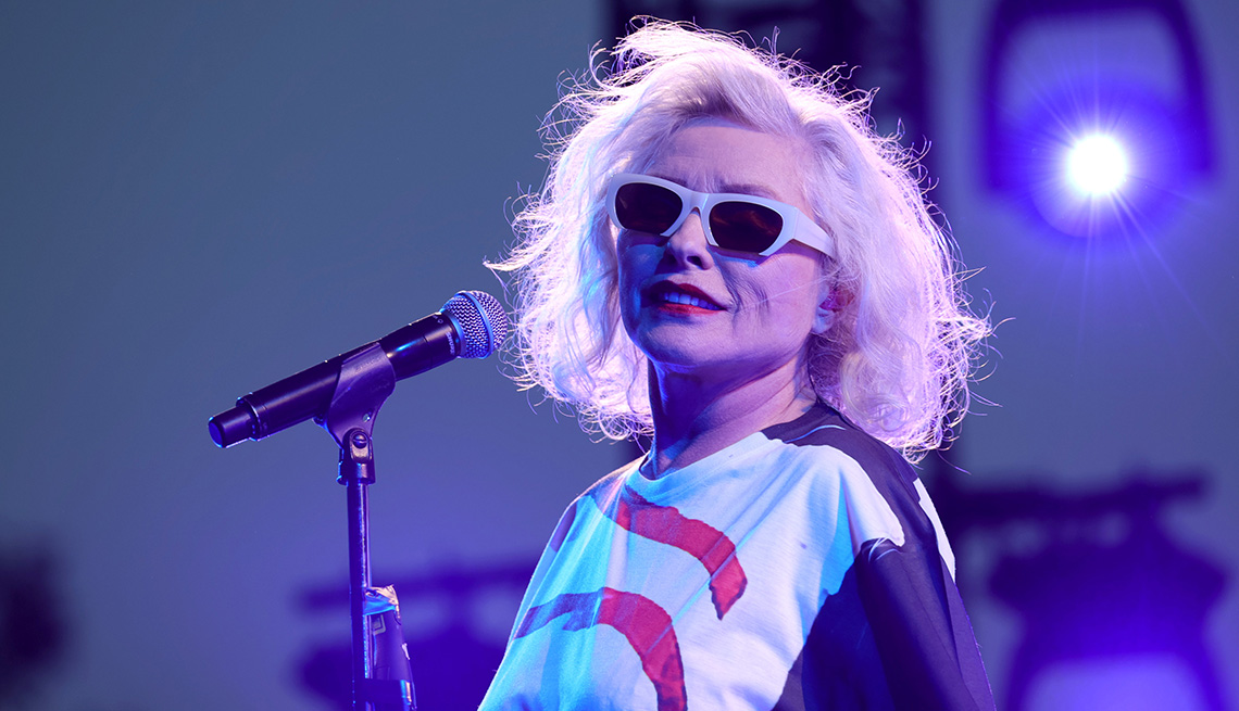 Debbie Harry performs at the 2021 Tribeca Festival at Battery Park