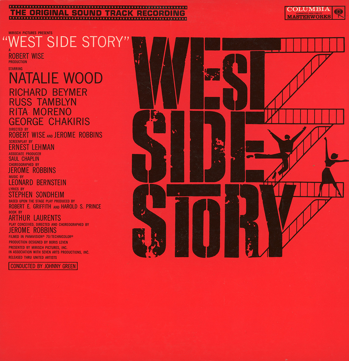 The album cover for the West Side Story soundtrack