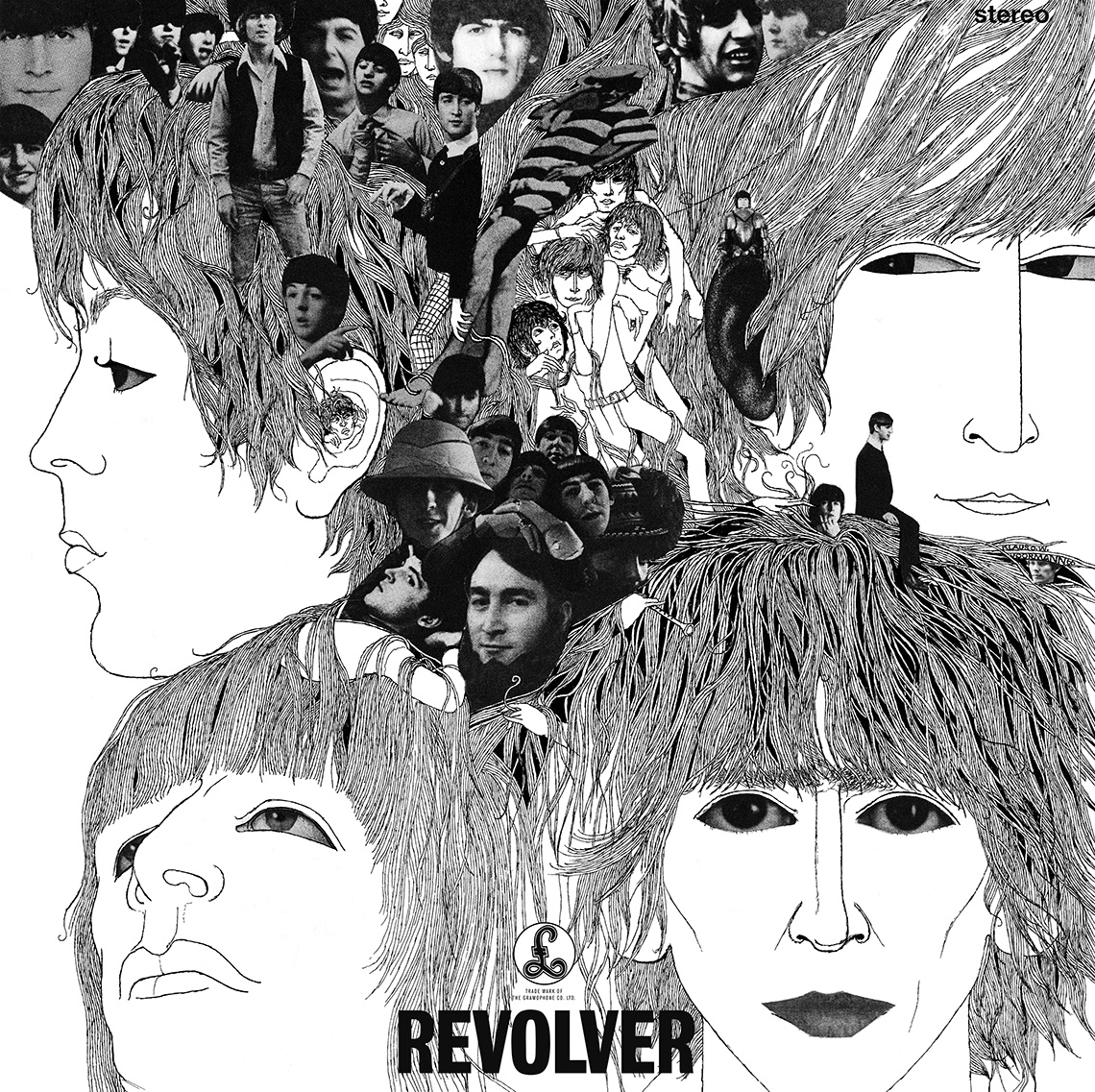 Portada del álbum “Revolver” de los Beatles.