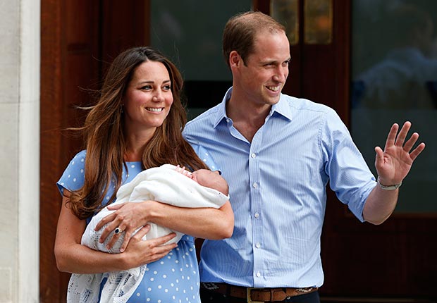 Prince William and Kate Middleton, Duchess of Cambridge, welcome their newborn son, the Prince of Cambridge.