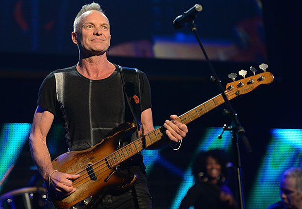 Sting performs, No Way They're 60+ Celebrities