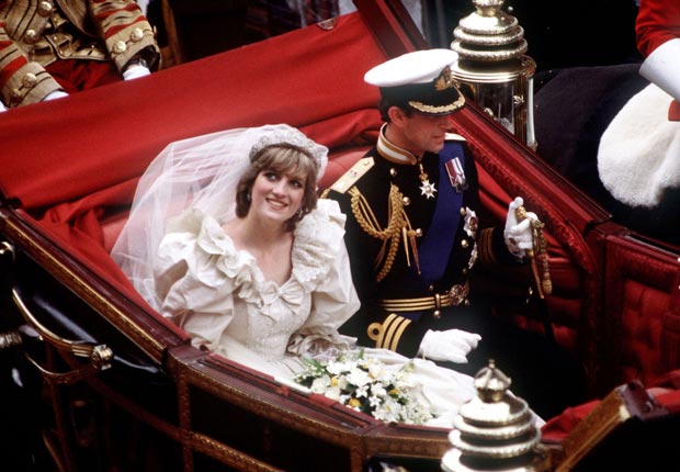 Princes Diana, wedding carriage (Princess Diana Archive/Getty Images)