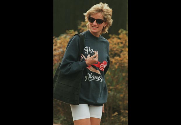 Princes Diana, workout clothes (Andrew Murray/Sygma/Corbis)
