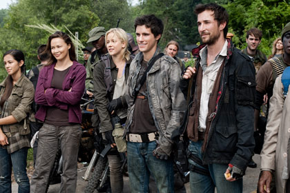 The cast of Falling Skies, a new series premiering on TNT