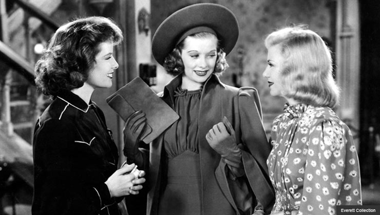Lucille Ball would have been 100 this year- Lucille Ball stars with Katharine Hepburn and Ginger Rogers in Stage Door, 1937