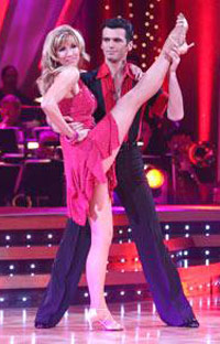 Leeza Gibbons, AARP My Generation Host and Columnist, on ABC's Dancing with the Stars