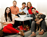 Meredith Vieira recently of the Today Show with her family