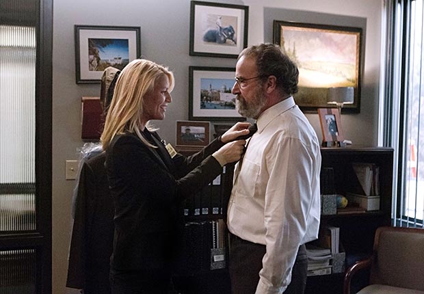 Claire Danes and Mandy Patinkin in Homeland