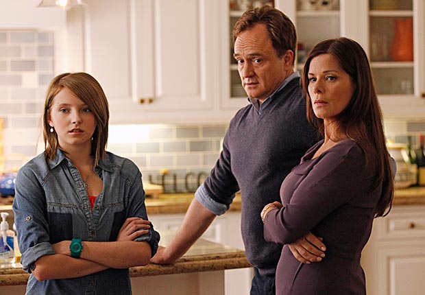 Marcia Gay Harden, Bradley Whitford and Gianna LePera in Trophy Wife.