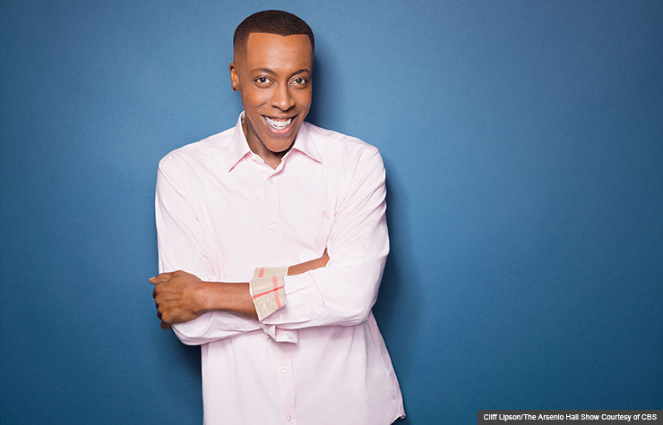 Arsenio Hall photographed for his new show, The Arsenio Hall Show (Cliff Lipson/The Arsenio Hall Show Courtesy of CBS)