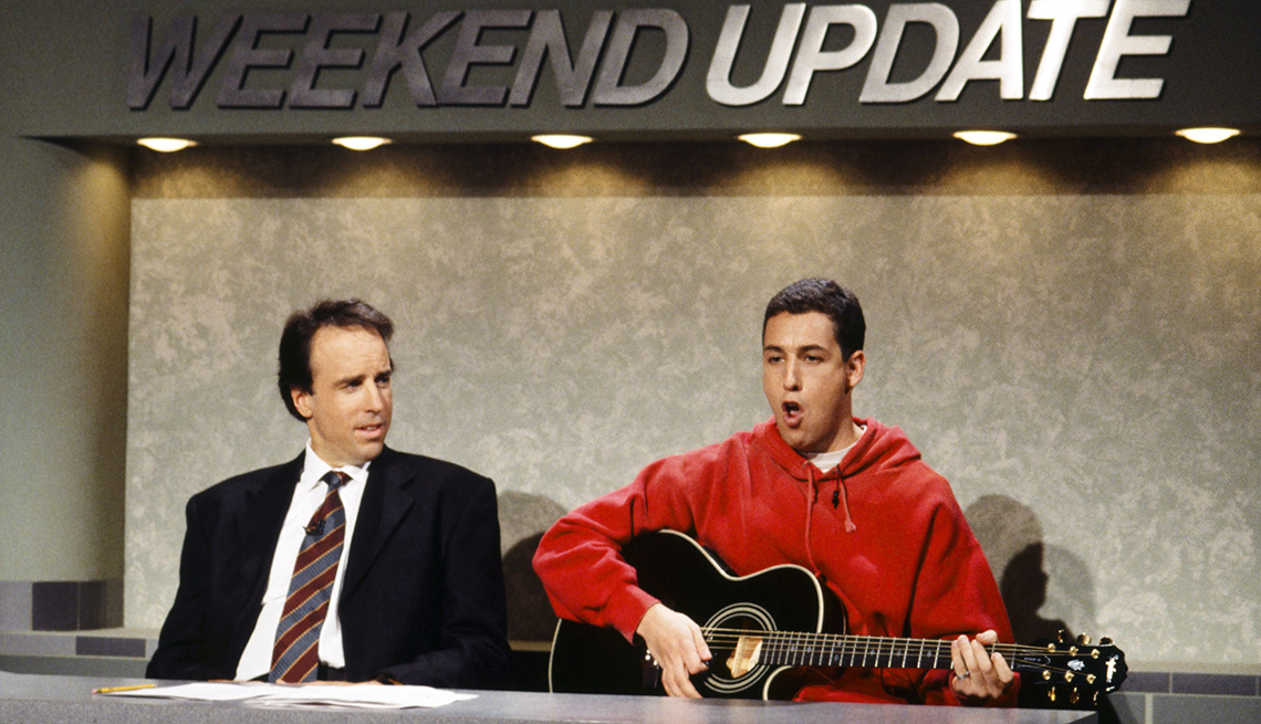 Adam Sandler, Kevin Nealon, Saturday Night Live, SNL 40, comedy television