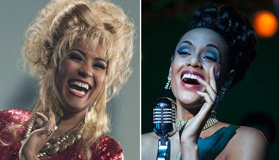 Actrices que interpretan a Celia Cruz: Aymee Nuviola y Jeimy Osorio